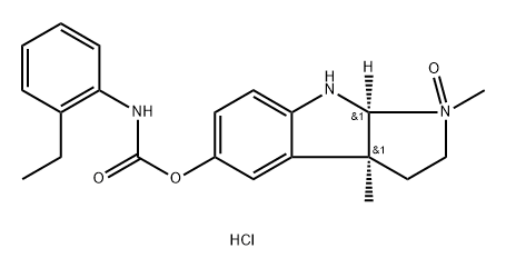 Ganstigmine hydrochloride Struktur