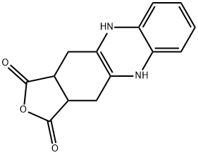 3A,4,11,11a-tetrahydrofuro[3,4-b]phenazine-1,3(5H,10H)-dione Struktur