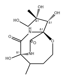 dihydrobicyclomycin Struktur