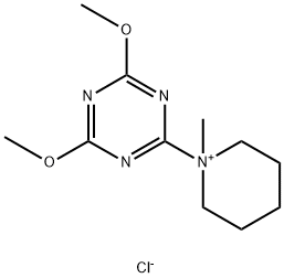 Piperidinium, 1-(4,6-dimethoxy-1,3,5-triazin-2-yl)-1-methyl-, chloride (1:1) Struktur