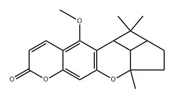 1H,7H-4,6-Dioxacyclobut[1,7]indeno[5,6-b]naphthalen-7-one, 1a,2,3,3a,10b,10c-hexahydro-10-methoxy-1,1,3a-trimethyl-, [1aR-(1aα,3aα,10bα,10cα)]- (9CI) Struktur