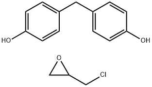 Phenol, 4,4-methylenebis-, polymer with (chloromethyl)oxirane Struktur