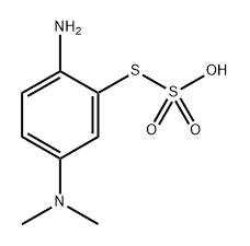 Thiosulfuric acid (H2S2O3), S-[2-amino-5-(dimethylamino) phenyl] ester Struktur