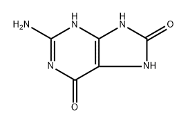 1H-Purine-6,8-dione,  2-amino-7,9-dihydro-,  radical  ion(1+)  (9CI) Struktur