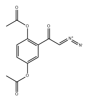 Ethanone, 1-[2,5-bis(acetyloxy)phenyl]-2-diazo-