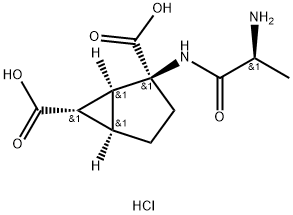 Talaglumetad hydrochloride Struktur