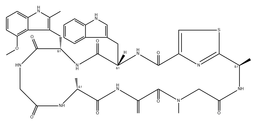 Argyrin C Struktur