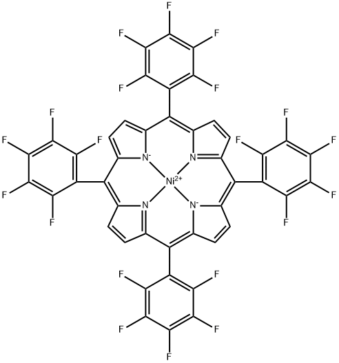 Ni(II) meso-Tetra(pentafluorophenyl) porphine Struktur