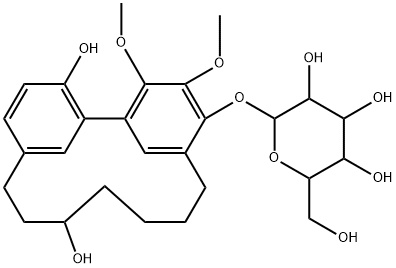 (+)-S-ミリカノールグルコシド 化學(xué)構(gòu)造式