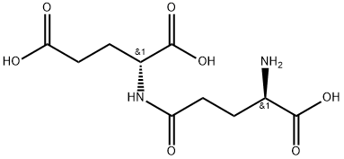 D-γ-Glutamyl-D-glutamic acid Struktur