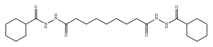 N'1,N'9-bis(cyclohexylcarbonyl)nonanedihydrazide Struktur