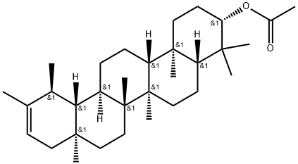 psi-taraxasterol acetate Struktur