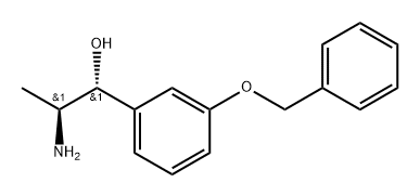 Benzenemethanol, α-(1-aminoethyl)-3-(phenylmethoxy)-, [R-(R*,S*)]- (9CI) Struktur