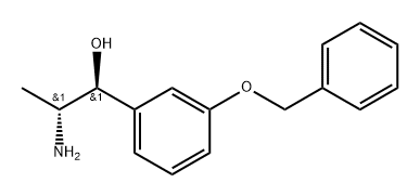 Benzenemethanol, α-(1-aminoethyl)-3-(phenylmethoxy)-, [S-(R*,S*)]- (9CI) Struktur