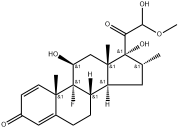 21-HeMiacetal DexaMethasone Struktur