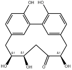 Carpinontriol A Struktur