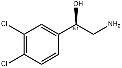 Benzenemethanol, α-(aminomethyl)-3,4-dichloro-, (αR)- Struktur