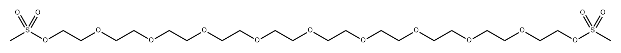 3,6,9,12,15,18,21,24,27-Nonaoxanonacosane-1,29-diol, 1-dimethanesulfonate Struktur