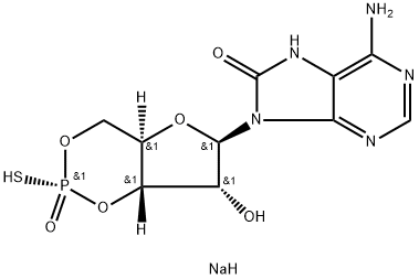 Rp-8-OH-cAMPS Struktur