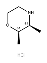 Morpholine, 2,3-dimethyl-, hydrochloride,(2R,3S)-rel- Struktur