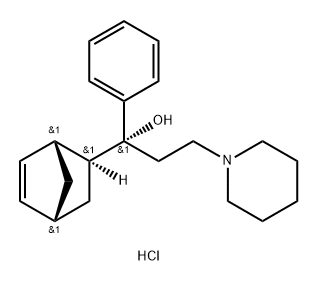 biperiden hydrochloride Struktur