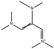 2-Propen-1-aminium, 2,3-bis(dimethylamino)-N,N-dimethyl- Struktur