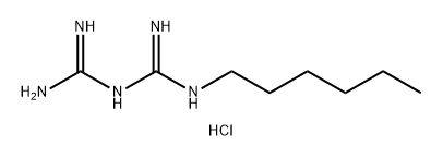 Hexyl Biguanide HCl Struktur