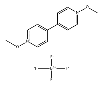 4,4'-Bipyridinium, 1,1'-dimethoxy-, tetrafluoroborate(1-) (1:2) Struktur