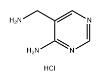 5-Pyrimidinemethanamine, 4-amino-, hydrochloride (1:2) Struktur