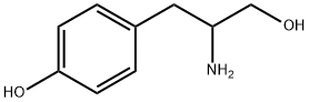 Benzenepropanol, β-amino-4-hydroxy- Struktur