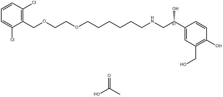 Vilanterol Acetate Struktur