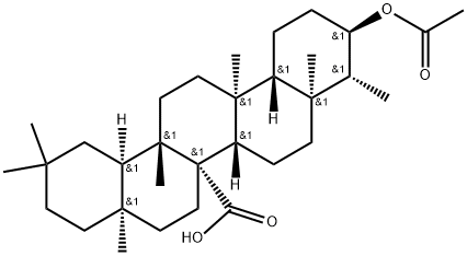 3α-(Acetyloxy)-D:A-friedooleanan-26-oic acid Struktur