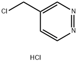 Pyridazine, 4-(chloromethyl)-, hydrochloride (1:1) Struktur