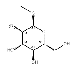 Methyl 2-amino-2-deoxy-a-D-mannopyranoside Struktur