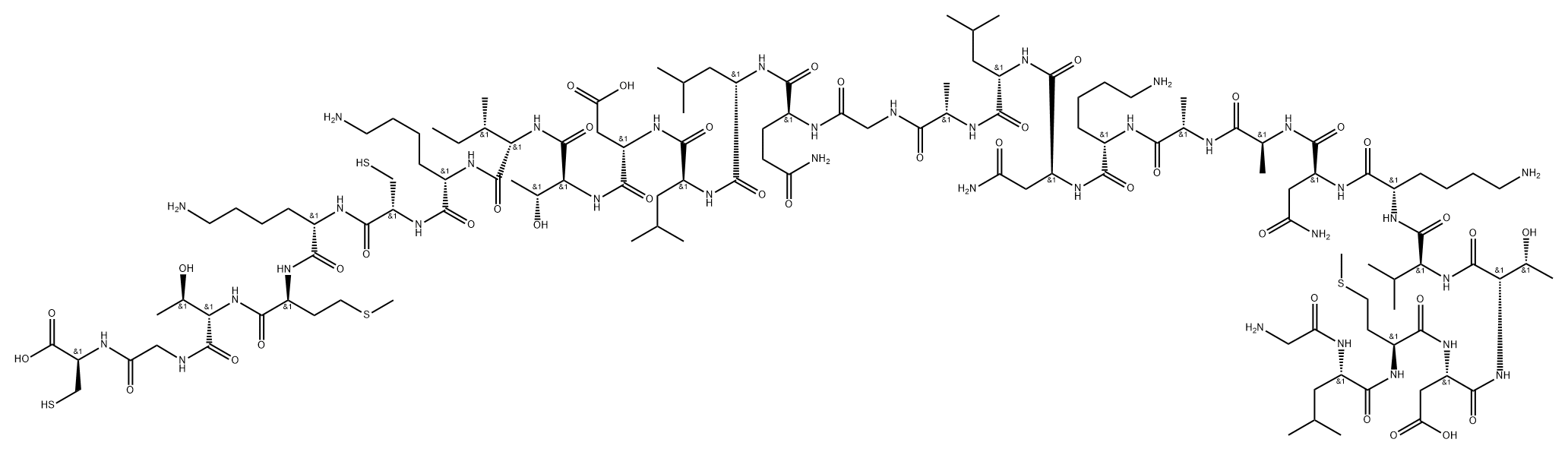 Ranatuerin-2ARa Struktur