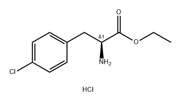 4-chloro- L-Phenylalanine, ethyl ester, hydrochloride (1:1) Struktur