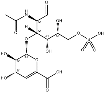 UNSATURATED CHONDROITIN DISACCHARIDE 6-S SODIUM Struktur