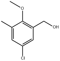 (5-chloro-2-methoxy-3-methylphenyl)methanol Struktur