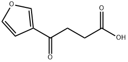 3-Furanbutanoic acid, γ-oxo- Struktur