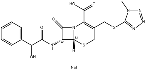 cefamandole sodium Struktur