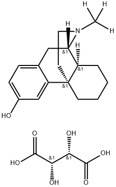 Dextrorphan-d3 tartrate Struktur