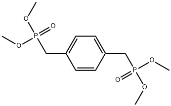 Phosphonic acid, P,P'-[(1,4-phenylene)bis(methylene)]bis-, P,P,P',P'-tetramethyl ester Struktur