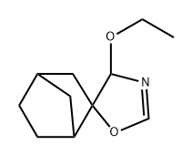 Spiro[bicyclo[2.2.1]heptane-2,5(4H)-oxazole], 4-ethoxy-, [1-alpha-,2-ba-(R*),4-alpha-]- (9CI) Struktur