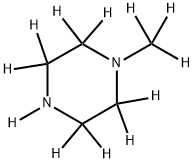 Piperazine-1,2,2,3,3,5,5,6,6-d9, 4-(methyl-d3)- Struktur