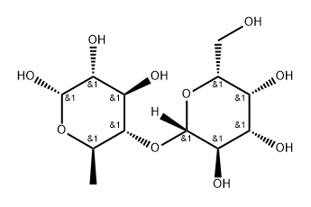 6-Deoxy-D-lactose Struktur