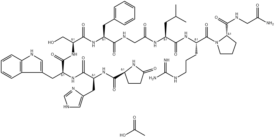 GONADORELIN ACETATE 化學(xué)構(gòu)造式