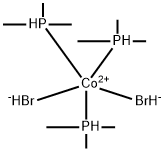 Cobalt, dibromotris(trimethylphosphine)-, (TB-5-22)- Struktur