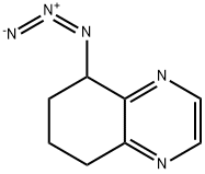 Quinoxaline, 5-azido-5,6,7,8-tetrahydro- Struktur