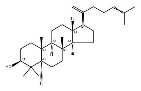 Dammarane-20(21),24-diene-3β-ol Struktur