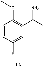 Benzenemethanamine, 5-fluoro-2-methoxy-α-methyl-, hydrochloride (1:1) Struktur